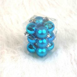 blue small baubles