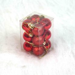 red small baubles