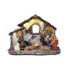 Mini Cave Christmas Nativity Set