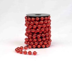 red beads garland large