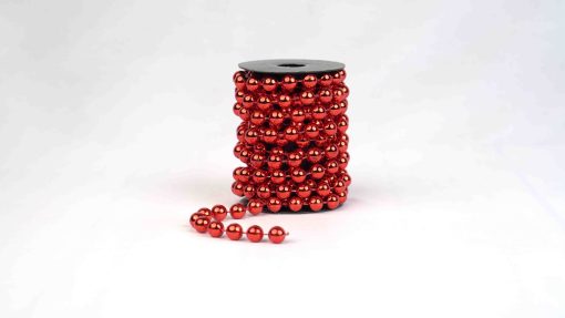 red beads garland large