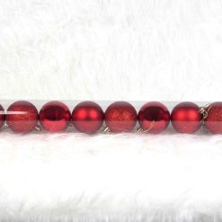 6cm red baubles