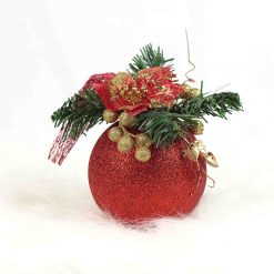 red ball big tree ornament