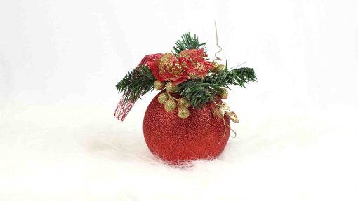 red ball big tree ornament