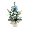 Whimsical Blue Christmas Tree