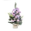 whimsical lilac tabletop trees