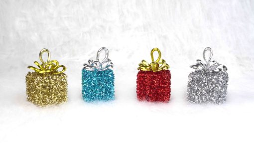 assorted shimmer gift boxes