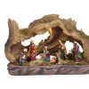 mini cave nativity set